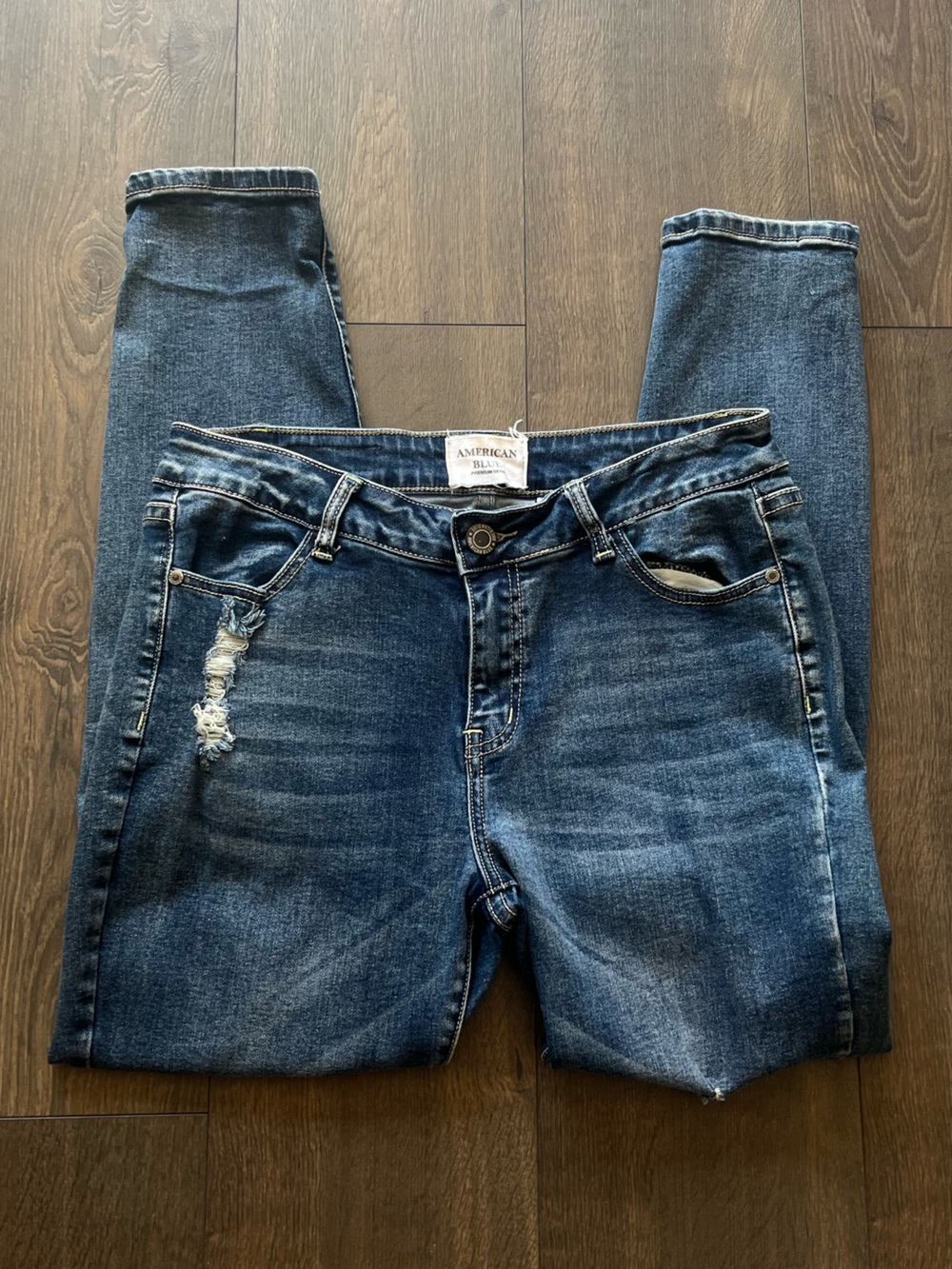 American Blue Distressed Denim Jeans